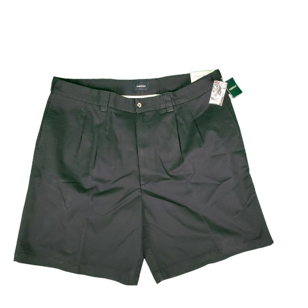 Harbor Bay Navy Blue Men's Chino Shorts sz 44 NEW